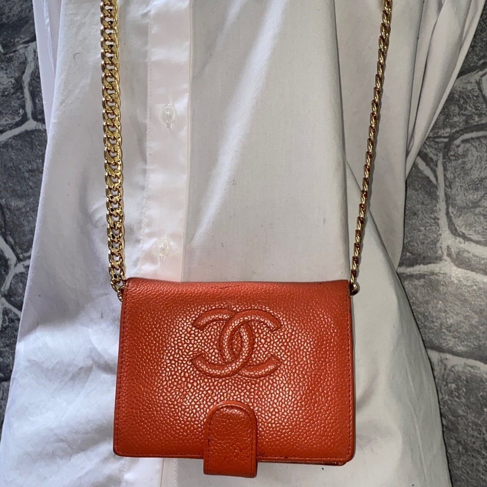 Authentic Rare Chanel Timeless CC Caviar Leather Purse Wallet - Picture 2 of 16